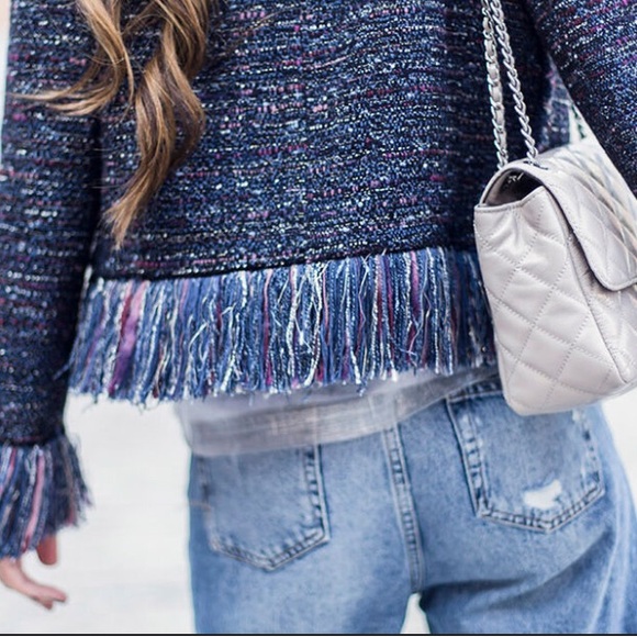 ZARA Tweed Jacket - Multicolor - Picture 2 of 6